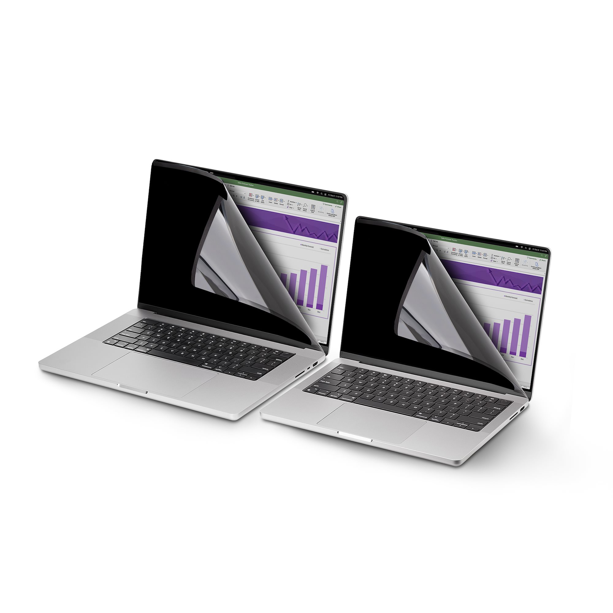STARTECHCOM 33,02cm 13Zoll MacBook Air M2M3 Laptop Blickschutz Entfernbarer amp Reversibler AntiGlare Blaulichtfilter Magnet