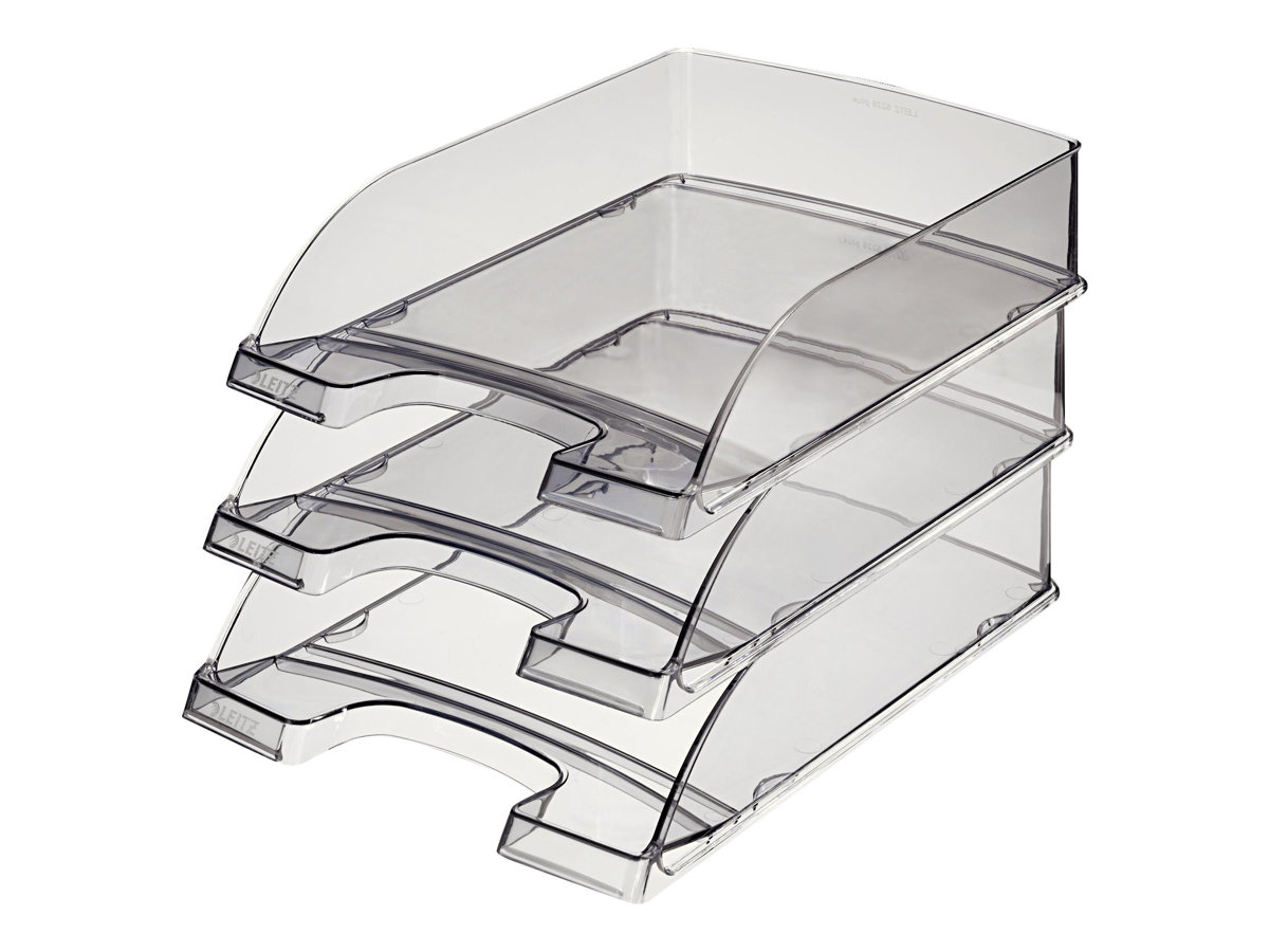 LEITZ Briefablage Plus grau-transparent
