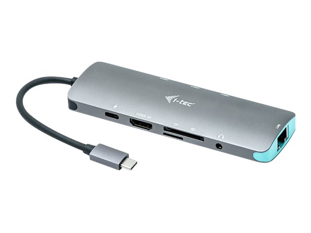 I-TEC USB C Metal Nano Docking Station 1xHDMI 4K 1xSD Kartenleser 1xmicroSD Kartenleser 1xGLAN 1xAudio 3x USB 3.0 Port 1x USB-C PD I-TEC USB C Metal Nano Docking Station 1xHDMI 4K 1xSD Kartenleser 1xmicroSD Kartenleser 1xGLAN 1xAudio 3x USB 3.0 Port 1x USB-C PD