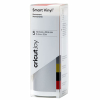 cricutâ„¢ Joy Smart Vinyl matt Elegance Vinylfolie permanent farbsortiert 13,9 x 30,4 cm, 5 St. cricutâ„¢ Joy Smart Vinyl matt Elegance Vinylfolie permanent farbsortiert 13,9 x 30,4 cm, 5 St.