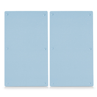 Zeller Herdabdeckplatten transparent, 2 St