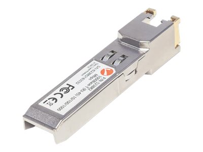 INTELLINET Gigabit SFP Mini-GBIC Transceiver 1000Base-T (RJ45) Single-Mode Port Reichweite bis zu 100m INTELLINET Gigabit SFP Mini-GBIC Transceiver 1000Base-T (RJ45) Single-Mode Port Reichweite bis zu 100m