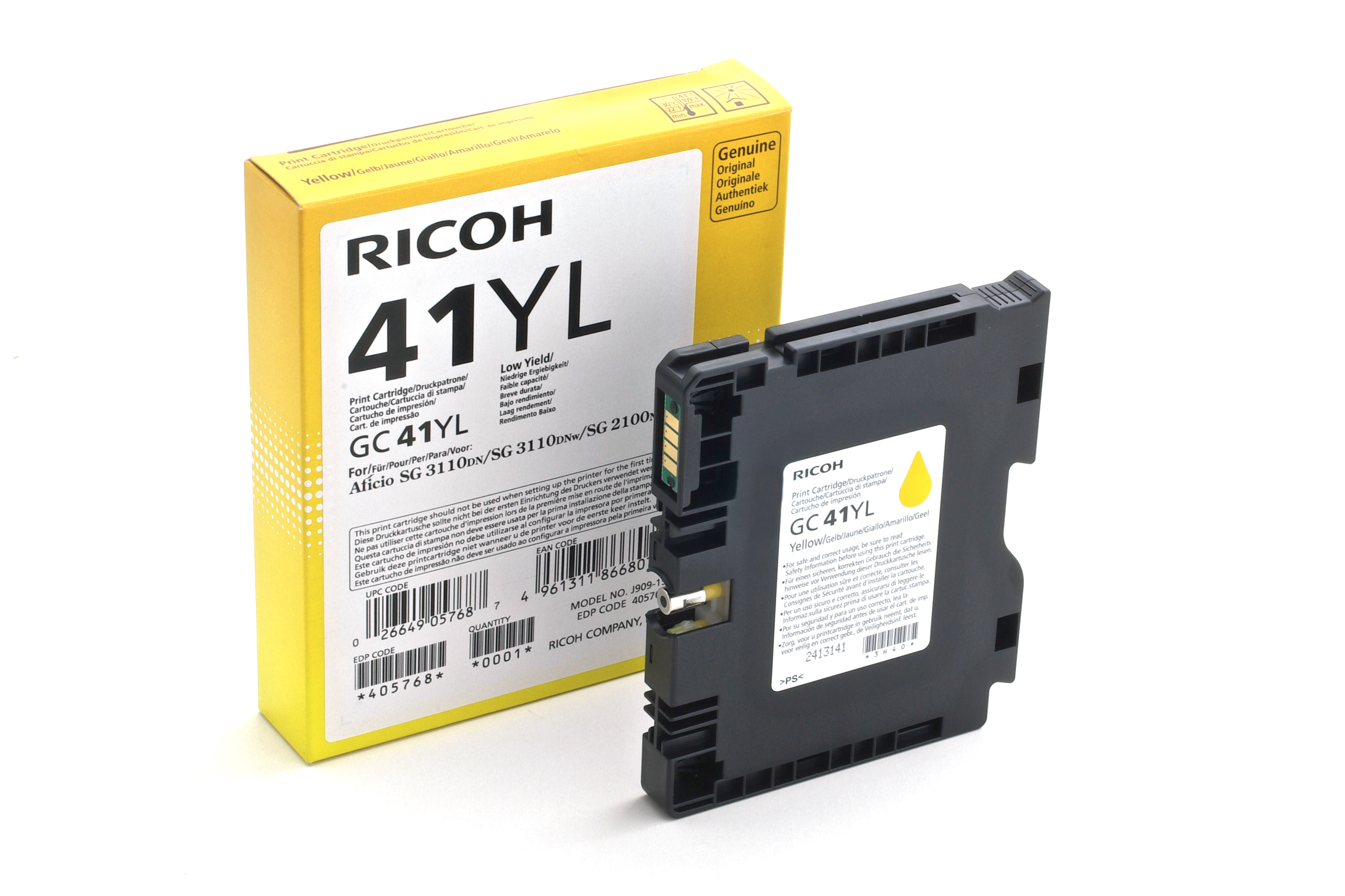 Ricoh Patrone GC41YL Gelb