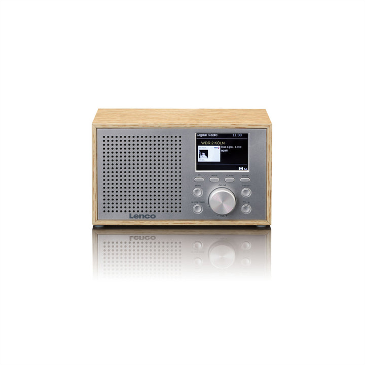 LENCO DAR-017 DAB+/FM Radio mit Bluetooth, Holz