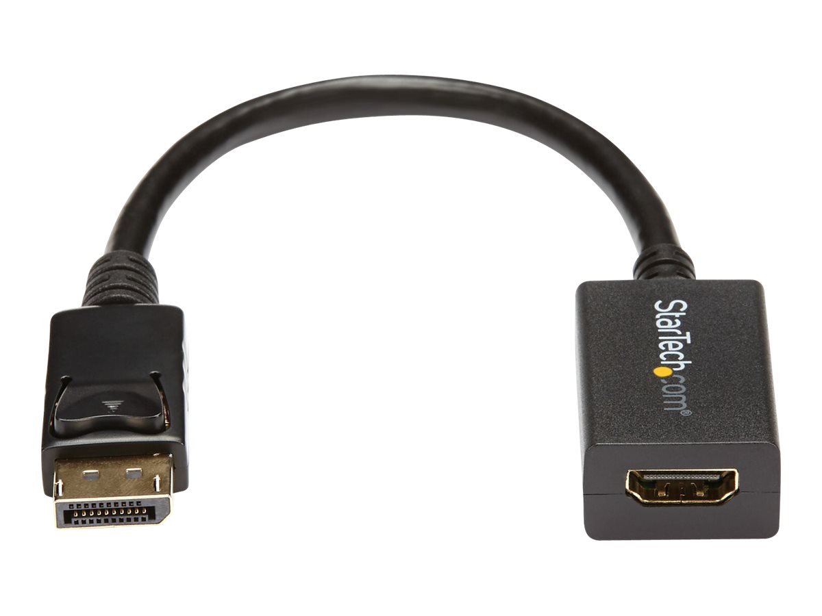 StarTech.com DisplayPort auf HDMI Video Adapter / Konverter (Stecker/Buchse) - DP zu HDMI mit bis zu 1920x1200 - DP / HDMI Länge 25cm - Videoanschluß - DisplayPort / HDMI - 26.5 cm