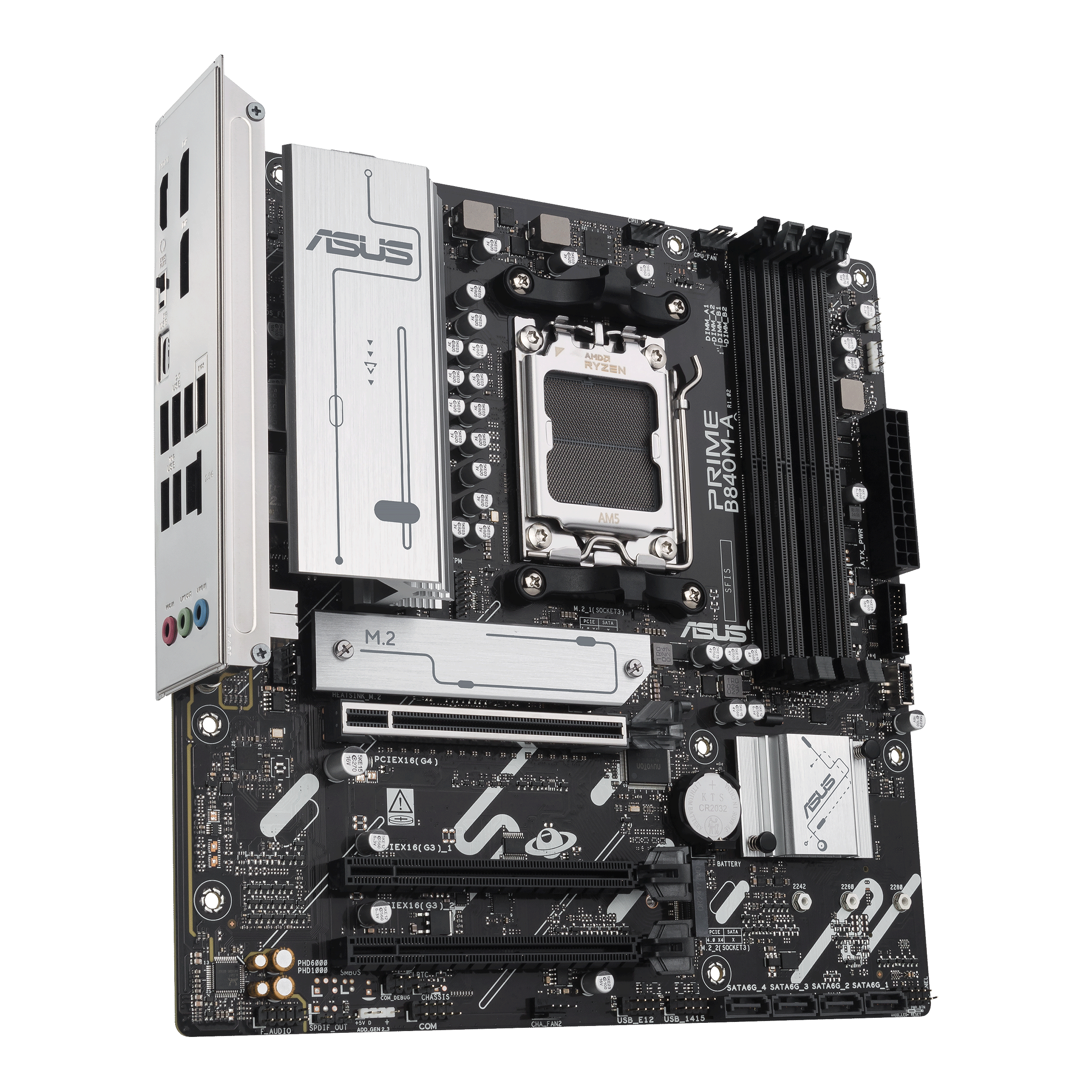 ASUS PRIME B840MACSM AM5 DDR5 micro ATX MB 1xHDMI 2xDP 3xM2 4xSATA