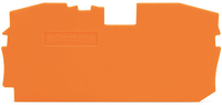 Wago Abschluss-/Zwischenplatte 2016-1292 orange