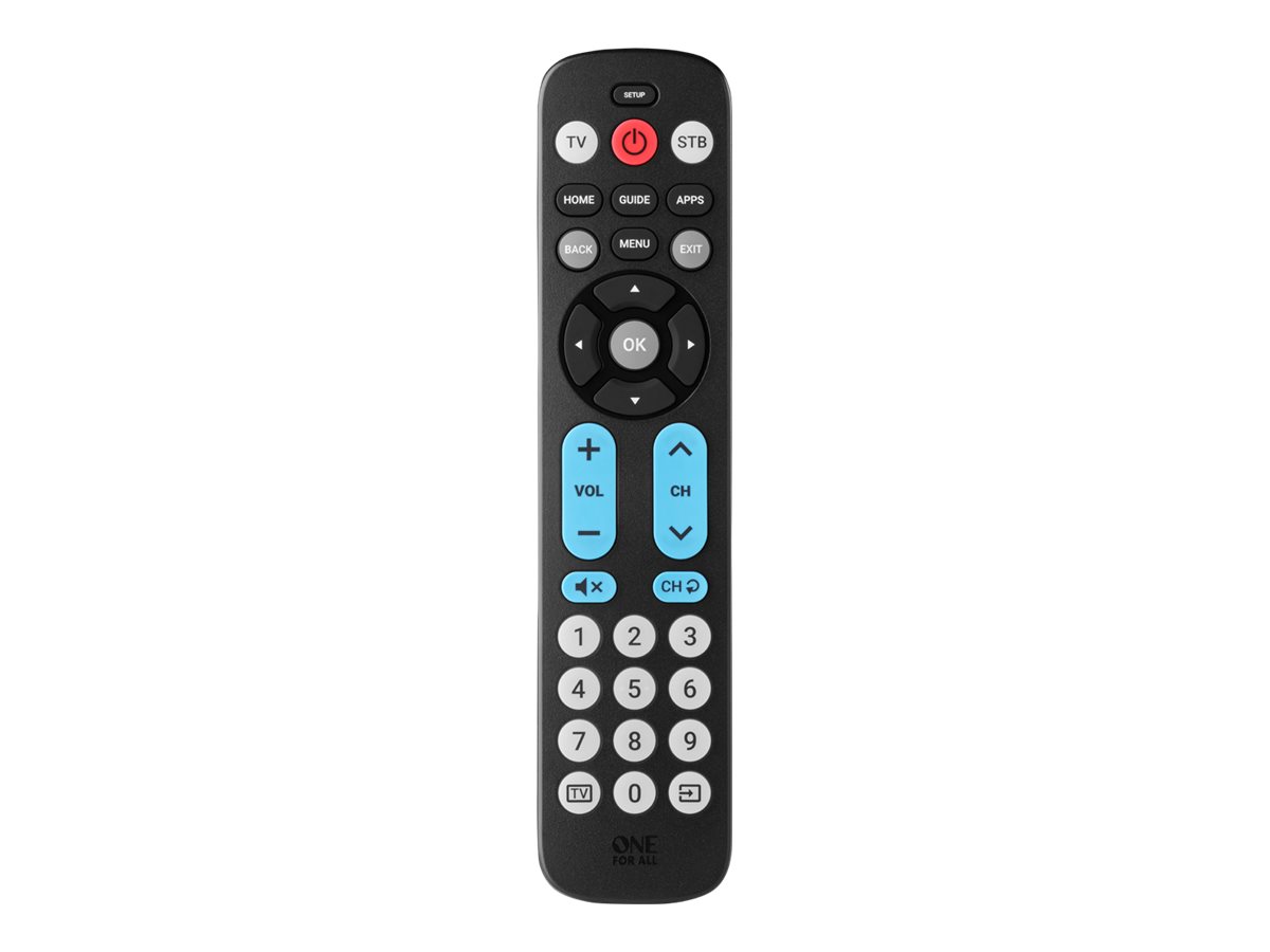 One for All Universalfernbedienung Big Button Remote 2in1