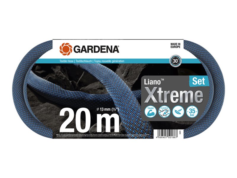 GARDENA Gartenschlauch-Set Lianoâ„¢ Xtreme Set 20,0 m GARDENA Gartenschlauch-Set Lianoâ„¢ Xtreme Set 20,0 m