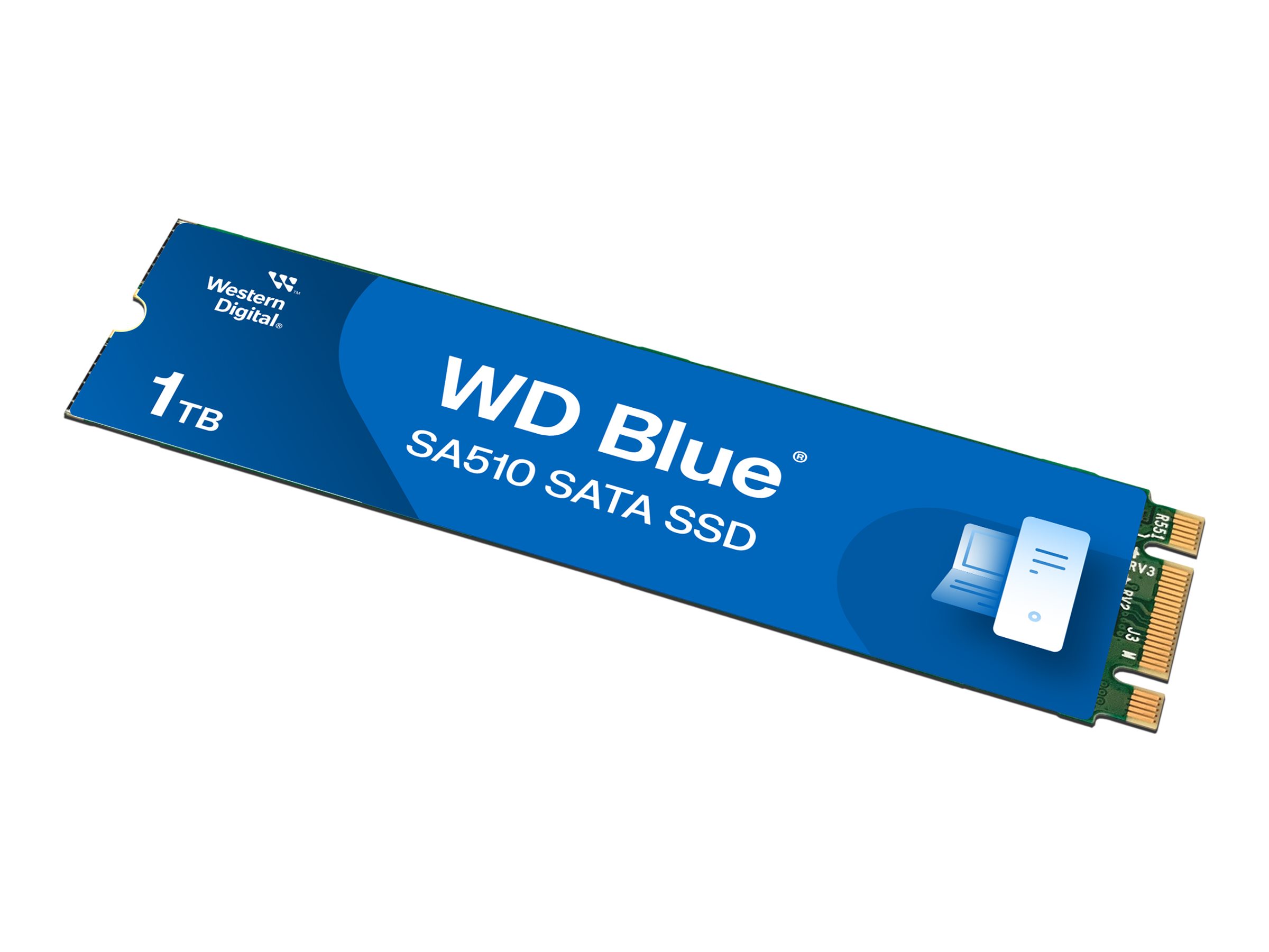 WD Blue SA510 SSD 1TB M.2 2280 SATA III 6Gb/s internal single-packed