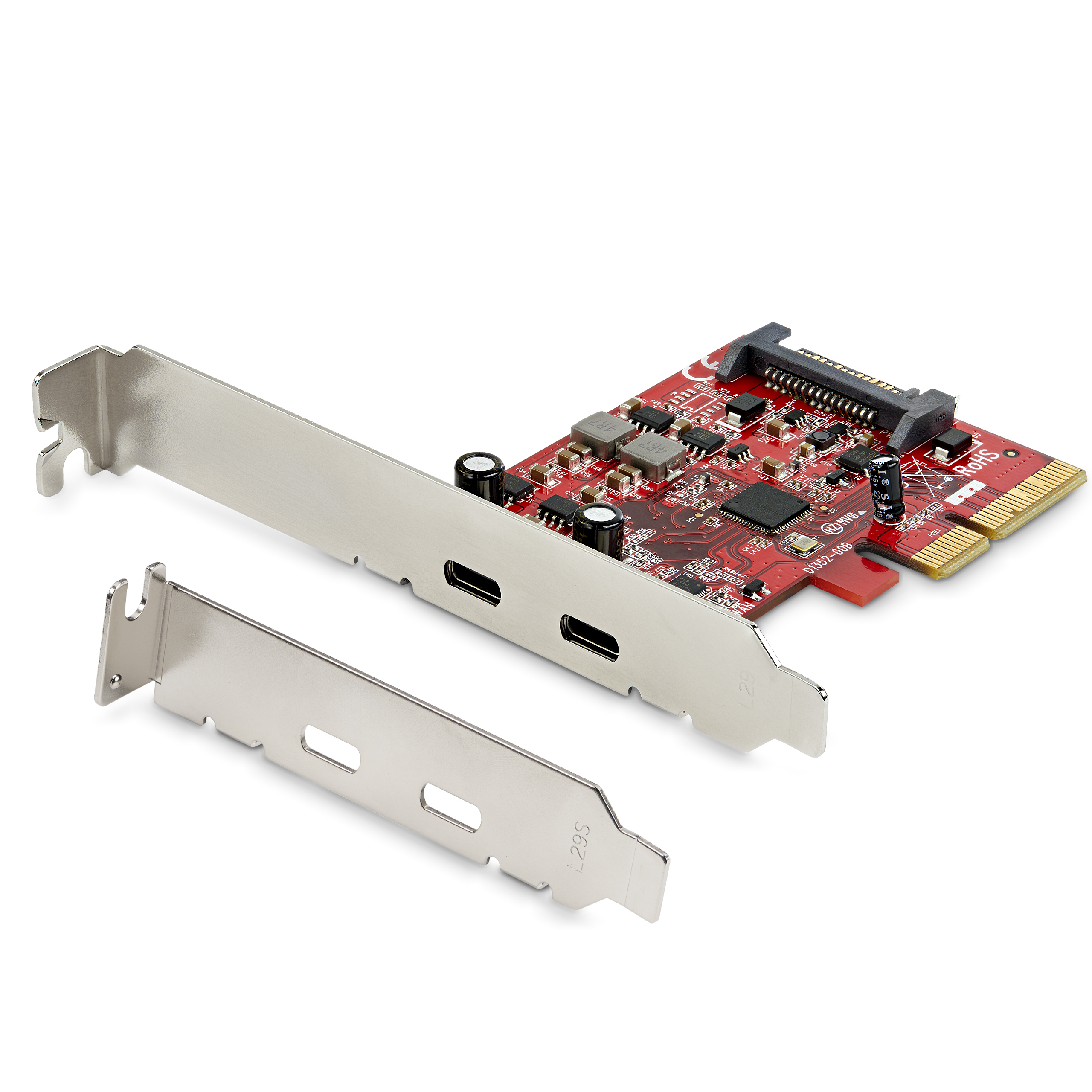 STARTECHCOM 2Port PCIe USB 31 Card 2x USBC 31 Gen 2 Up to 10Gbps PCIe Gen 3 x4 ASM3142 Chipset Windows Linux and macOS