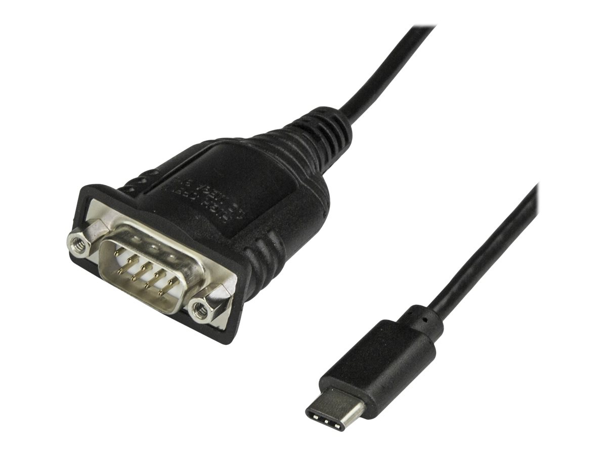 StarTech.com USB-C auf Seriell Adapter - USB C zu RS232 Kabel - USB Typ C auf DB9 Kabeladapter - Windows / MacOS / Linux kompatibel - Kabel USB / seriell - DB-9 zu 24 pin USB-C - 40 cm