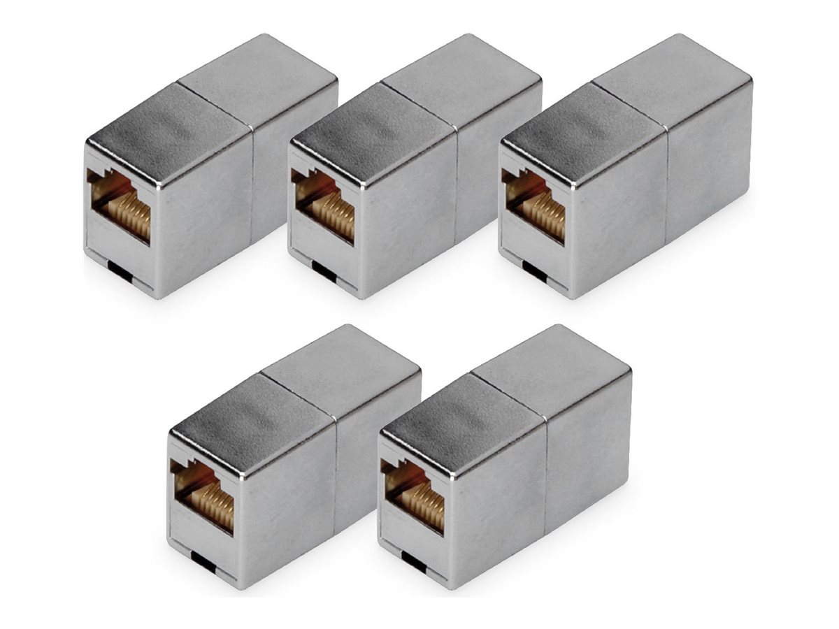 DIGITUS CAT 5e, Klasse D, RJ45 Modular Kupplung - 5 Stk.