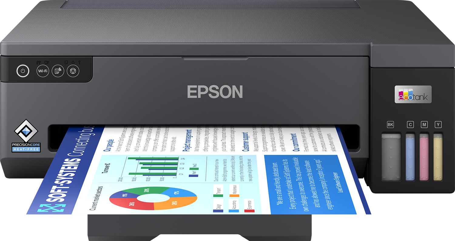 EPSON EcoTank ET14100 Printer colour inkjet ITS A3 4800x1200dpi 15ppm mono 8ppm colour 100sheets USB WiFi Black