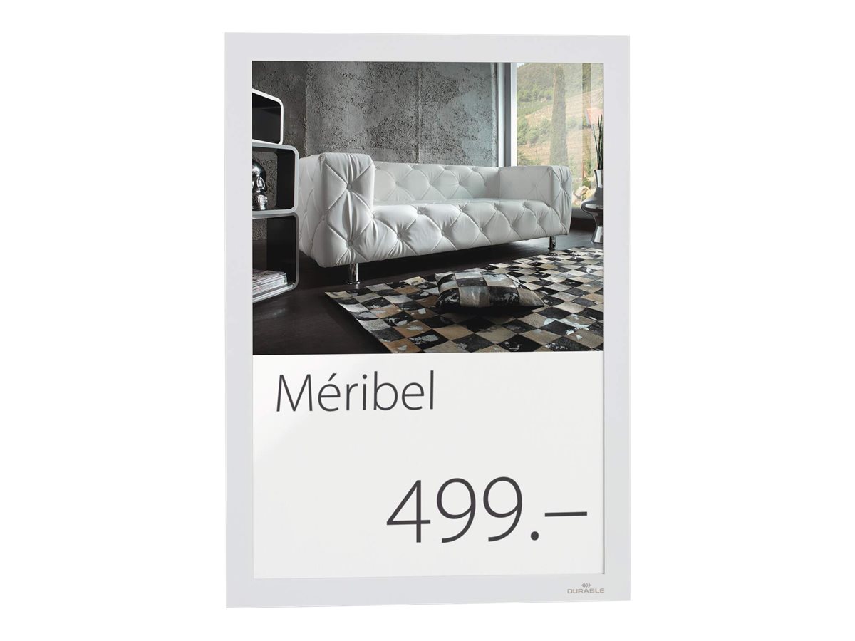 DURABLE Magnetrahmen selbstklebend DURAFRAMEÂ® weiÃ A4, 2 St.