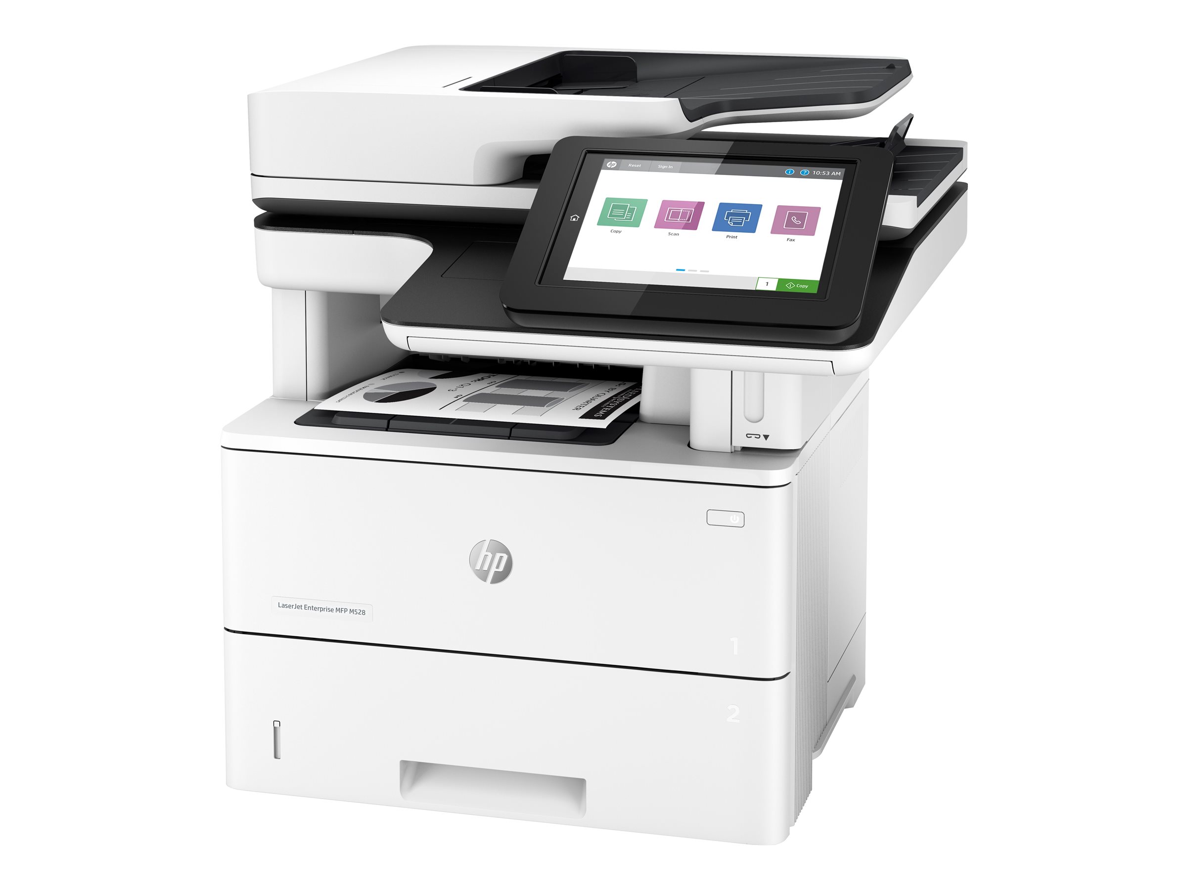HP LaserJet Enterprise MFP M528f MFP Mono laser A4 43ppm Copy 43ppm Print 650sheets USB LAN HP LaserJet Enterprise MFP M528f MFP Mono laser A4 43ppm Copy 43ppm Print 650sheets USB LAN