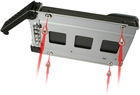 Backplane IcyDock 4x6,3cm SATAI-III/SAS in 1x5,25 HDD/SSD