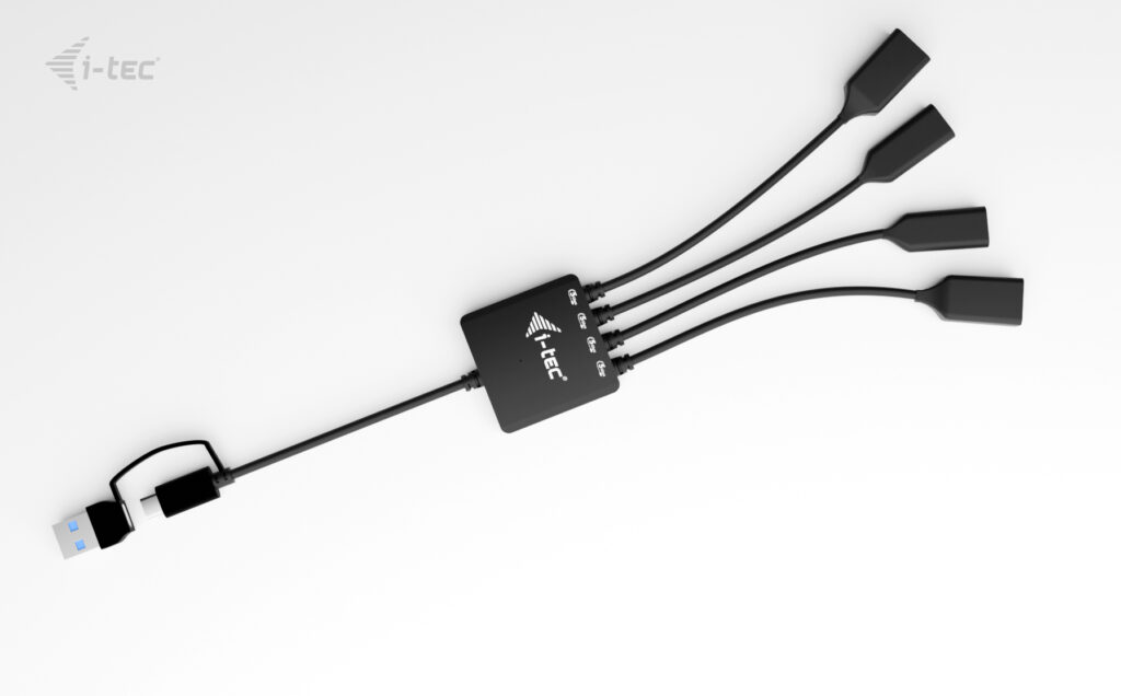 ITEC USBCUSBA Cable HUB 4 port 2x USBC 32 Gen 1 2x USBA 32 Gen 1