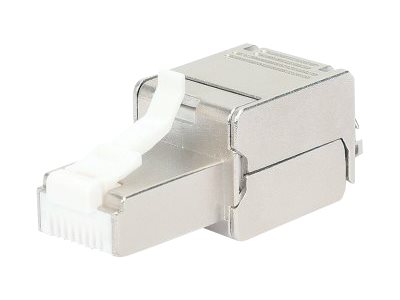 INTELLINET Cat6a 10G RJ45-Feldstecker geschirmt und werkzeuglos STP für Litzen- und Massivdraht vergoldete Kontakte Metallgehäuse INTELLINET Cat6a 10G RJ45-Feldstecker geschirmt und werkzeuglos STP für Litzen- und Massivdraht vergoldete Kontakte Metallgehäuse