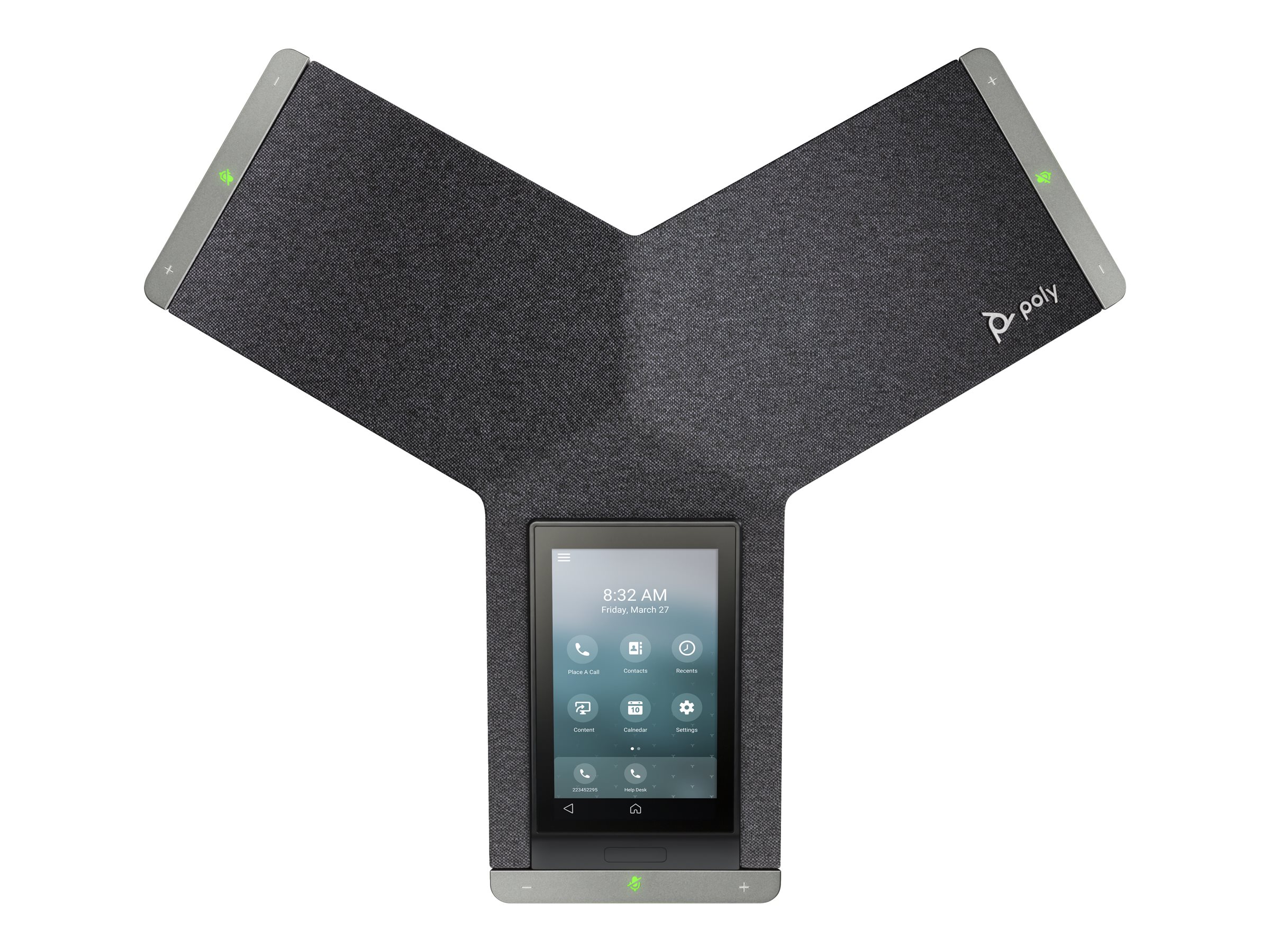 HP Poly Trio C60 IP Conference Phone Full Radio and PoEenabled EMEA INTL English Loc Euro plug