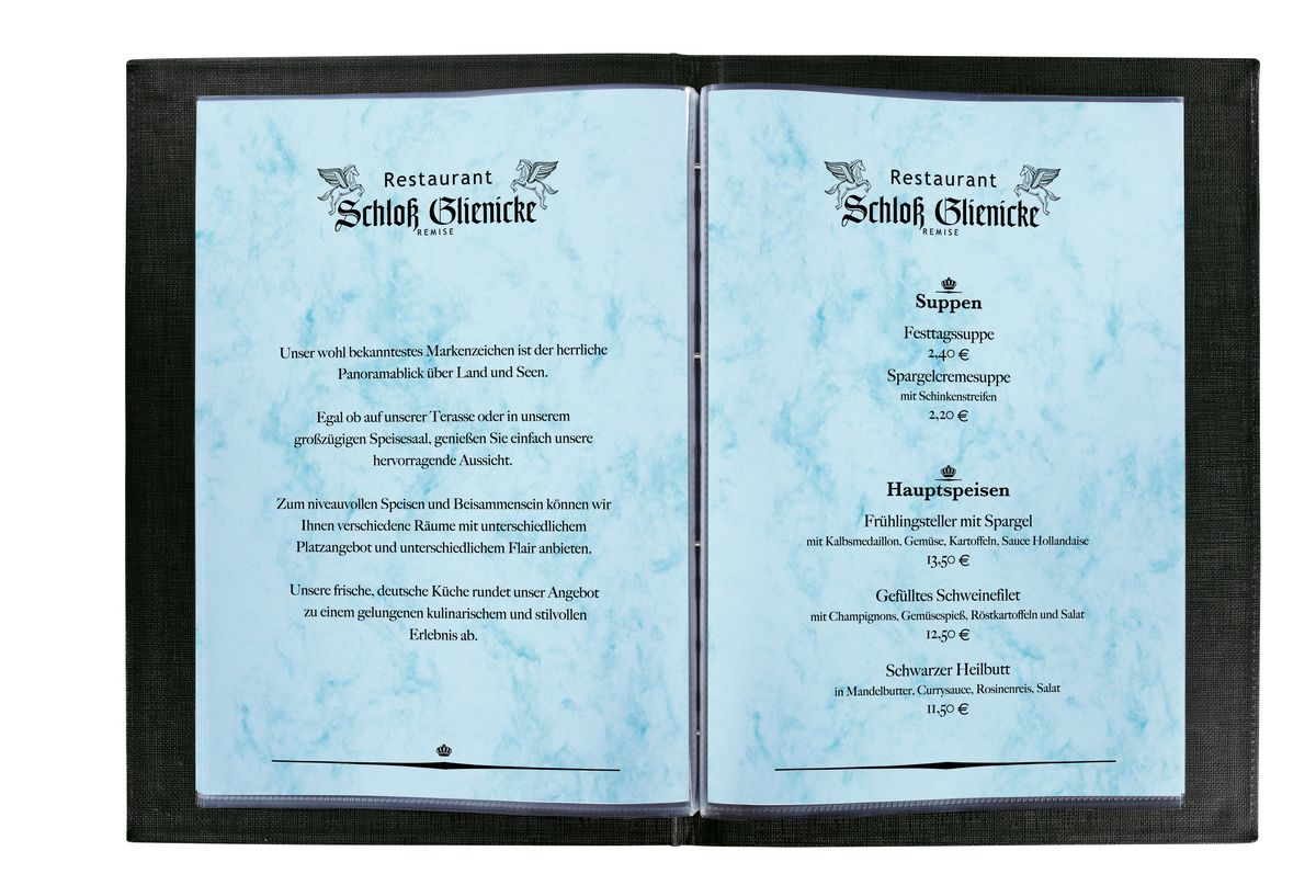 SIGEL Motivpapier Marmor blau DIN A4 90 g/qm 100 St.