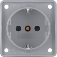 Berker Steckdose SCHUKO 941952506 grau matt Berker Steckdose SCHUKO 941952506 grau matt