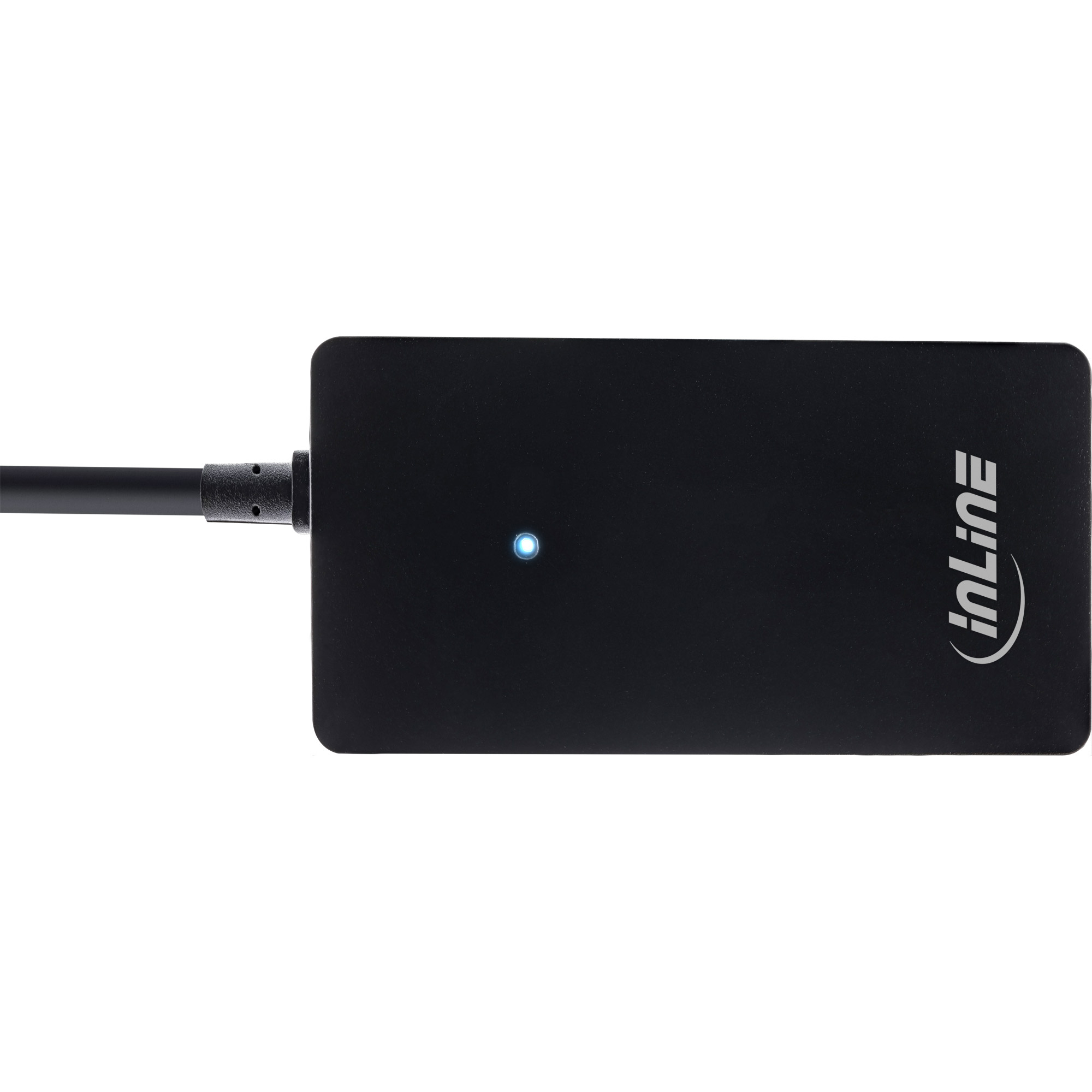 INLINE USB 2.0 HUB 4 Port schwarz mit Kabel 30cm