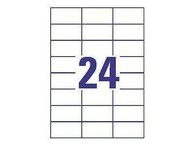 Avery Zweckform 3658-200 64,6 x 33,8 mm weiß