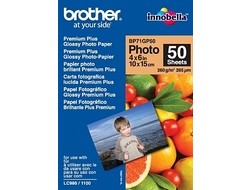 BROTHER glaenzend Foto Papier weiss 100x150mm 50 Blatt BROTHER glaenzend Foto Papier weiss 100x150mm 50 Blatt