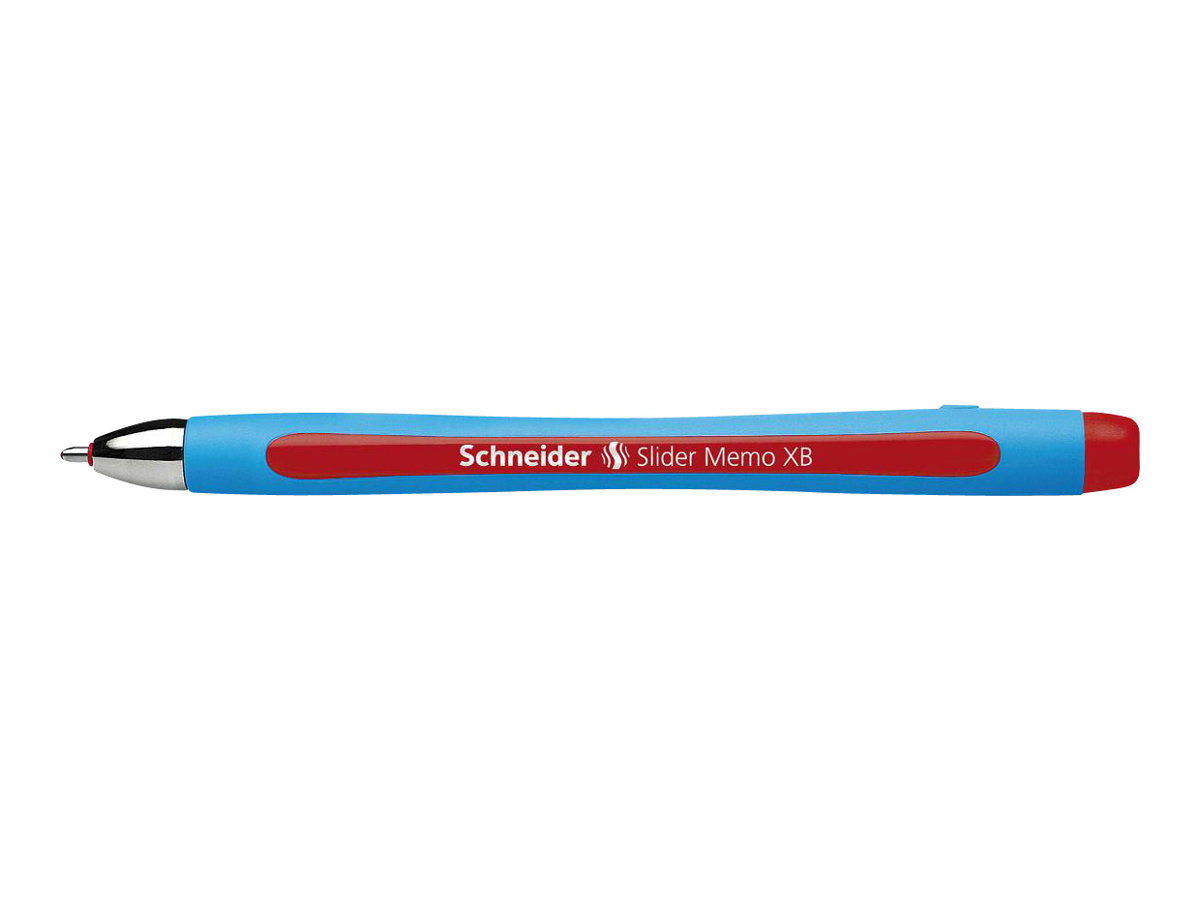 Schneider Kugelschreiber Slider Memo farbsortiert, Schreibfarbe: farbsortiert, 3 St.