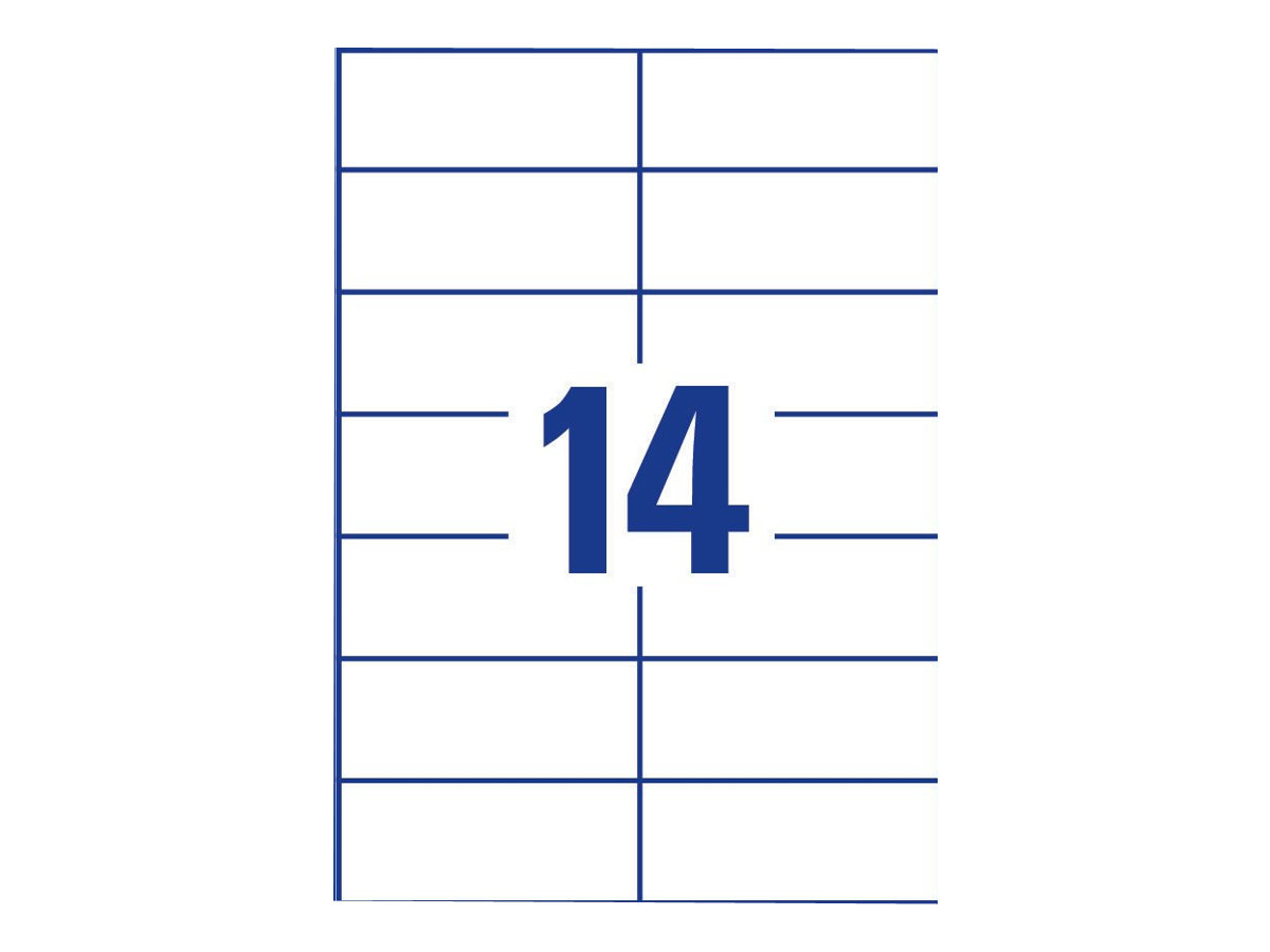 3.080 AVERY Zweckform Etiketten 3653-200 weiss 105,0 x 42,3 mm 3.080 AVERY Zweckform Etiketten 3653-200 weiss 105,0 x 42,3 mm