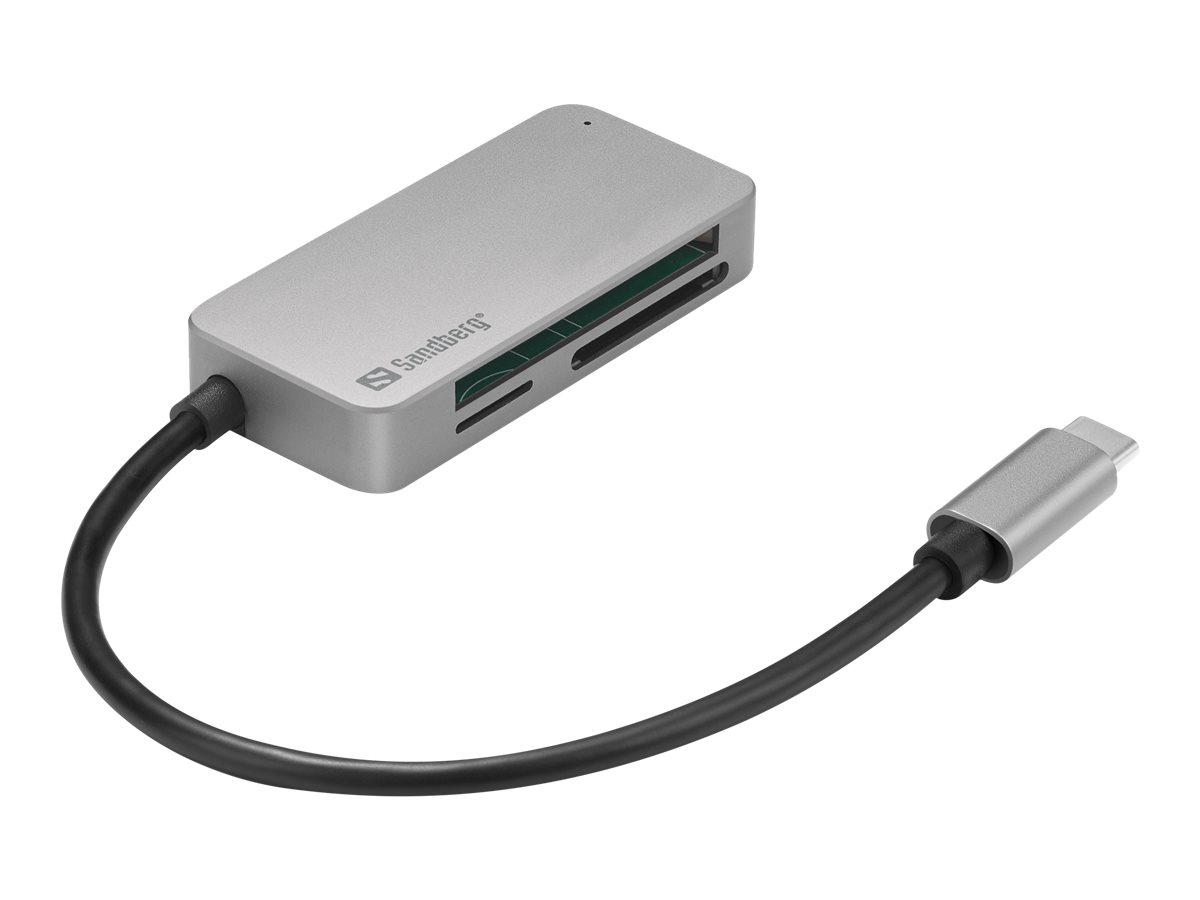 SANDBERG USB-C Multi Card Reader Pro SANDBERG USB-C Multi Card Reader Pro