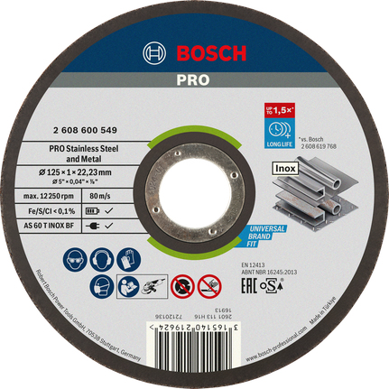 BOSCH Trennscheibe EXPERT for Inox Rapido, 1 St