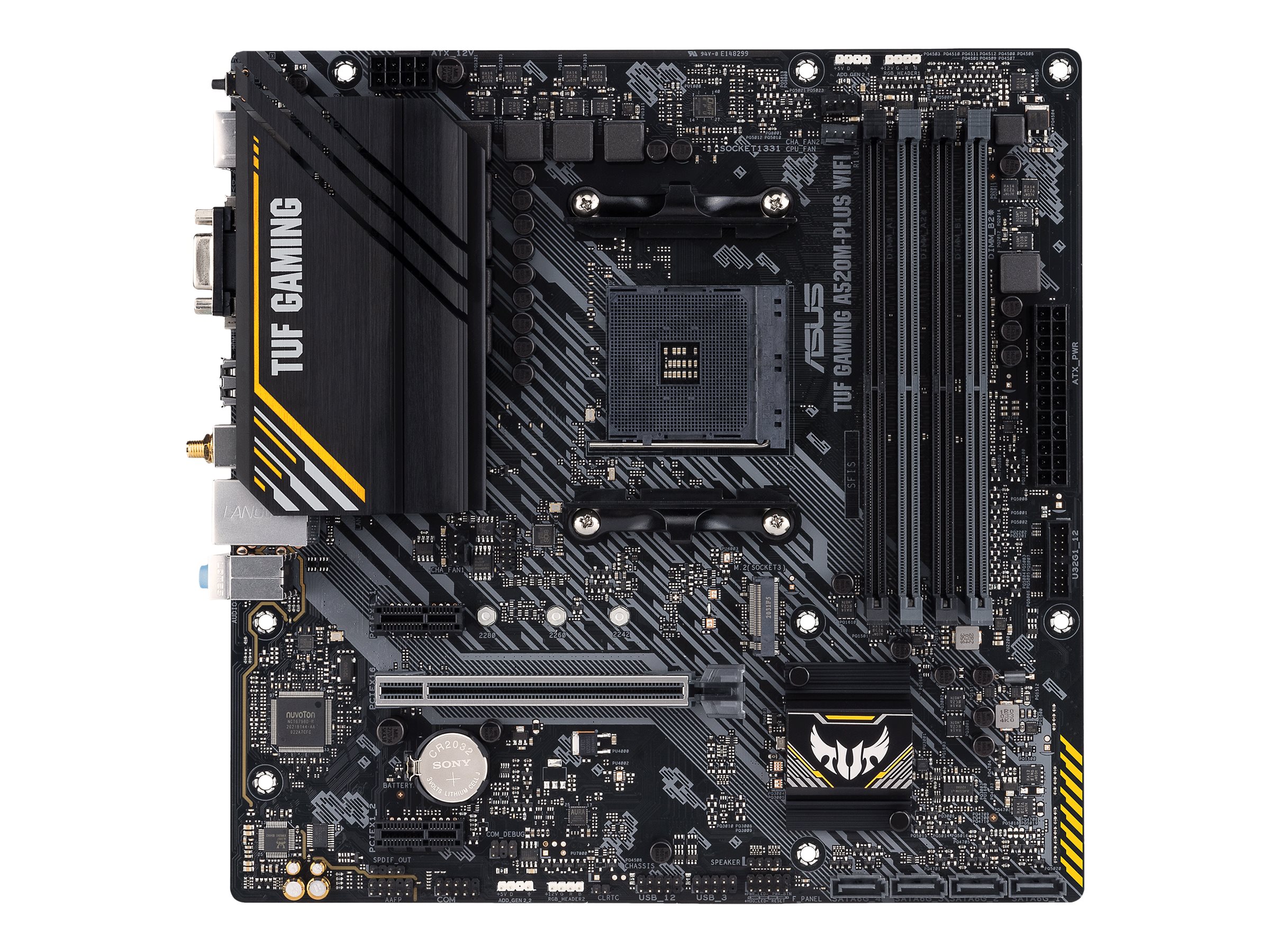 ASUS TUF GAMING A520M-PLUS WIFI AMD A520 microATX 4DDR4 ASUS TUF GAMING A520M-PLUS WIFI AMD A520 microATX 4DDR4