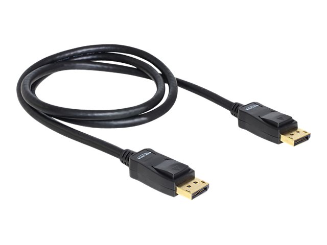 Delock Kabel Displayport 1.2 Stecker > Displayport Stecker 4K 1 m Delock Kabel Displayport 1.2 Stecker > Displayport Stecker 4K 1 m