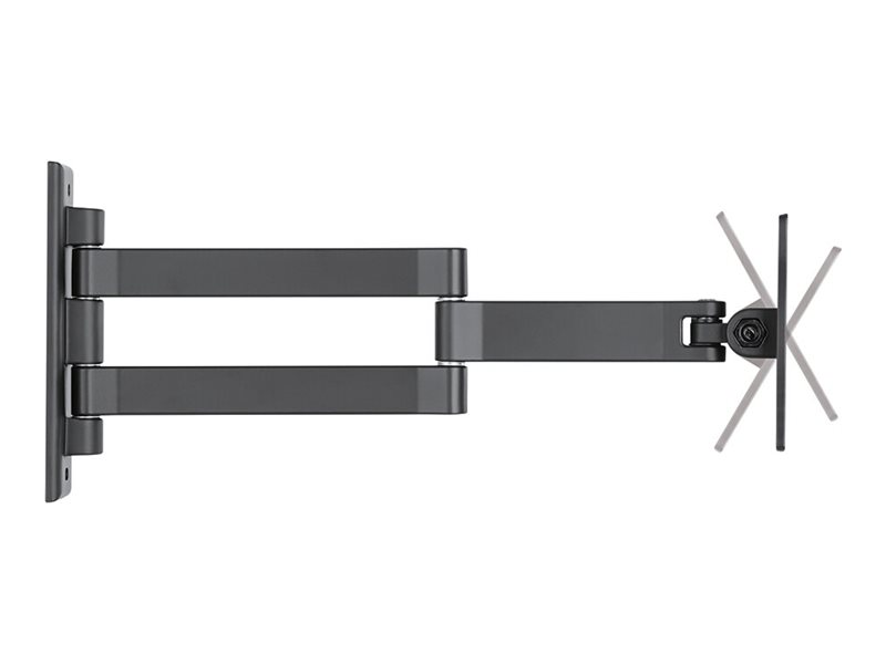 NEOMOUNTS W830Black Wall Mount 25,4-60,96cm 10-27Zoll max 12kg VESA75/100 Abstand 5-37cm Schwenkbar Neigbar schwarz