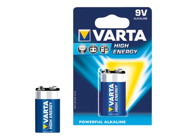 VARTA Batterie LONGLIFE Power E-Block 9,0 V