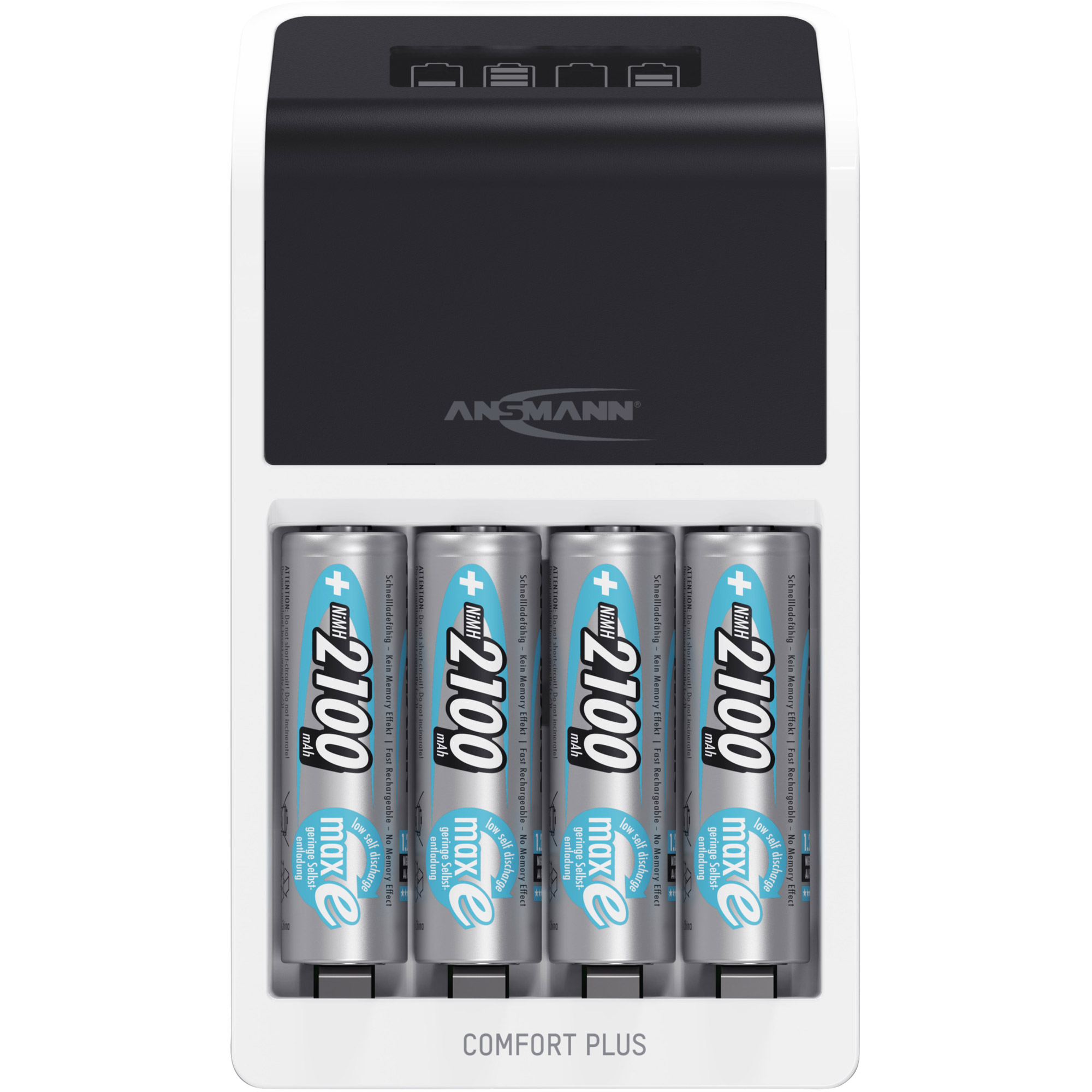 ANSMANN Comfort Plus AkkuLadegeraet inkl Akkus