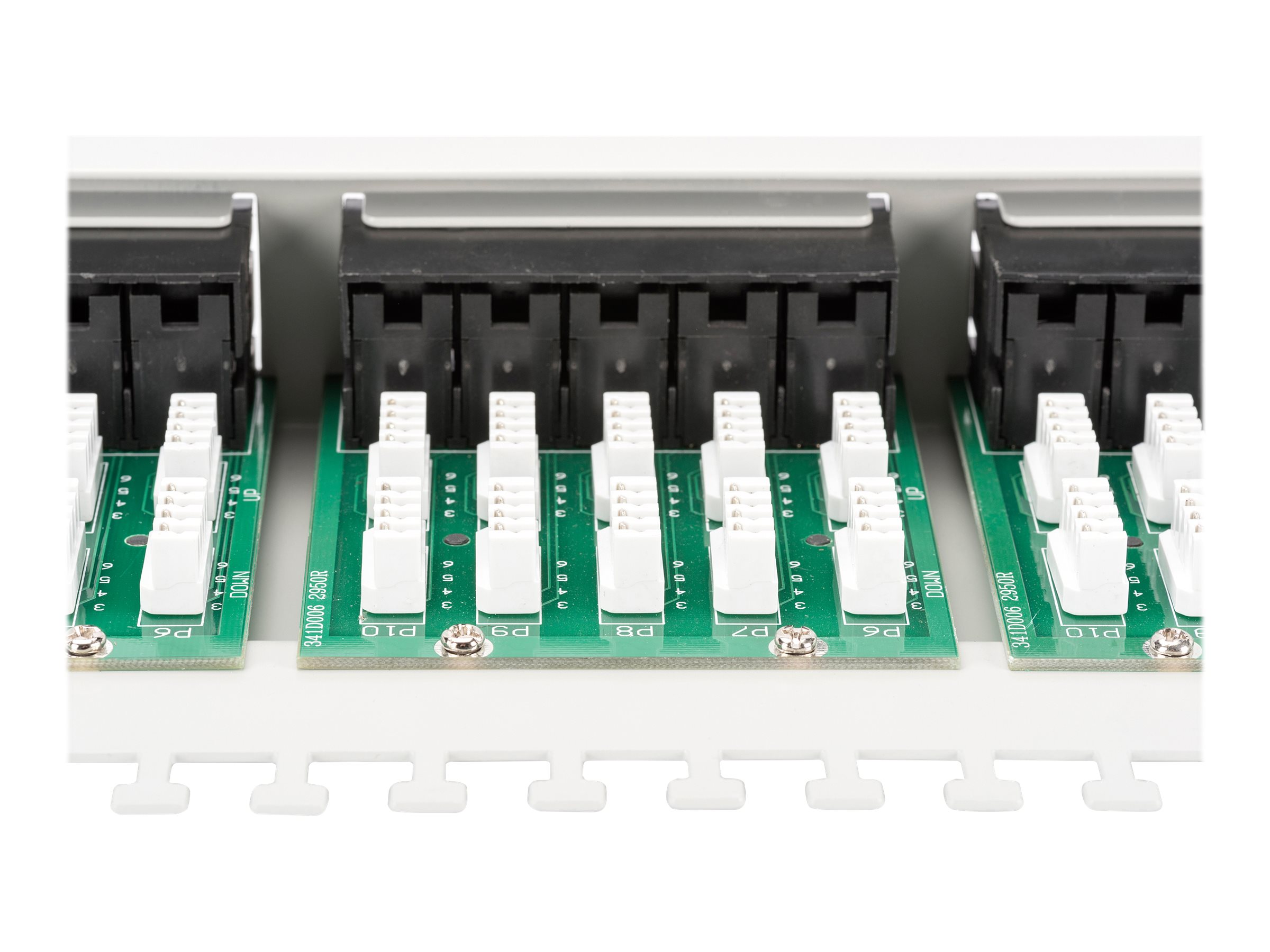 DIGITUS CAT 3 ISDN Patch Panel, ungeschirmt, 50Port grau
