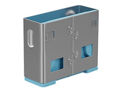 LINDY 10 USB Portschloesser BLAU. Erweiterungskit fuer LINDY Art.Nr. 40452