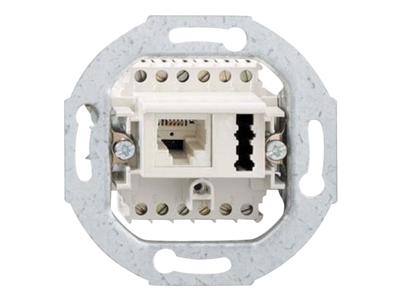 Rutenbeck Anschlussdose IAE/UAE 8(6) -TAE 6 F+N, Up0, reinweiss Rutenbeck Anschlussdose IAE/UAE 8(6) -TAE 6 F+N, Up0, reinweiss