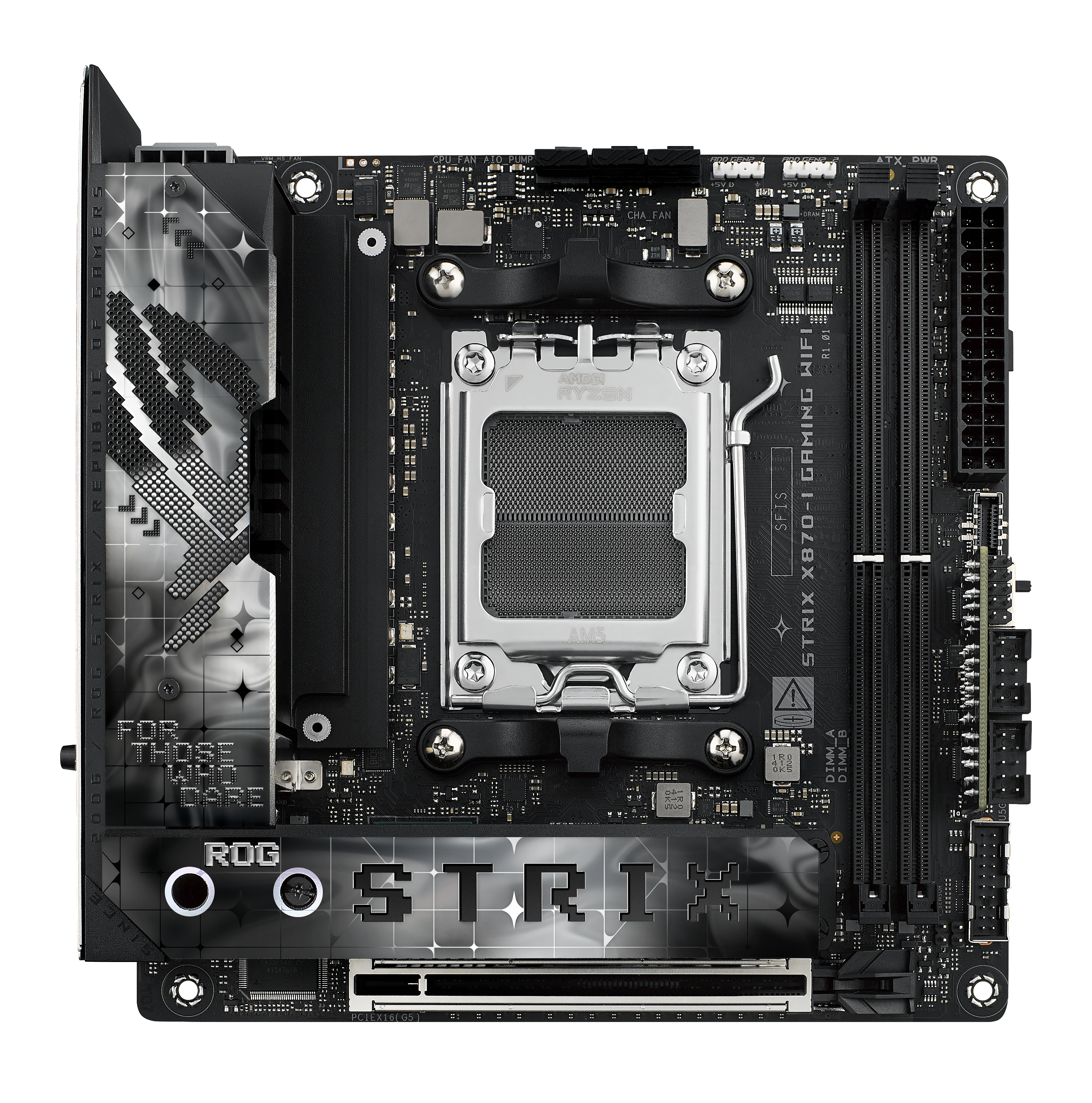 ASUS ROG STRIX X870-I GAMING WIFI Mini‑ITX Socket AM5 Wi‑Fi 7