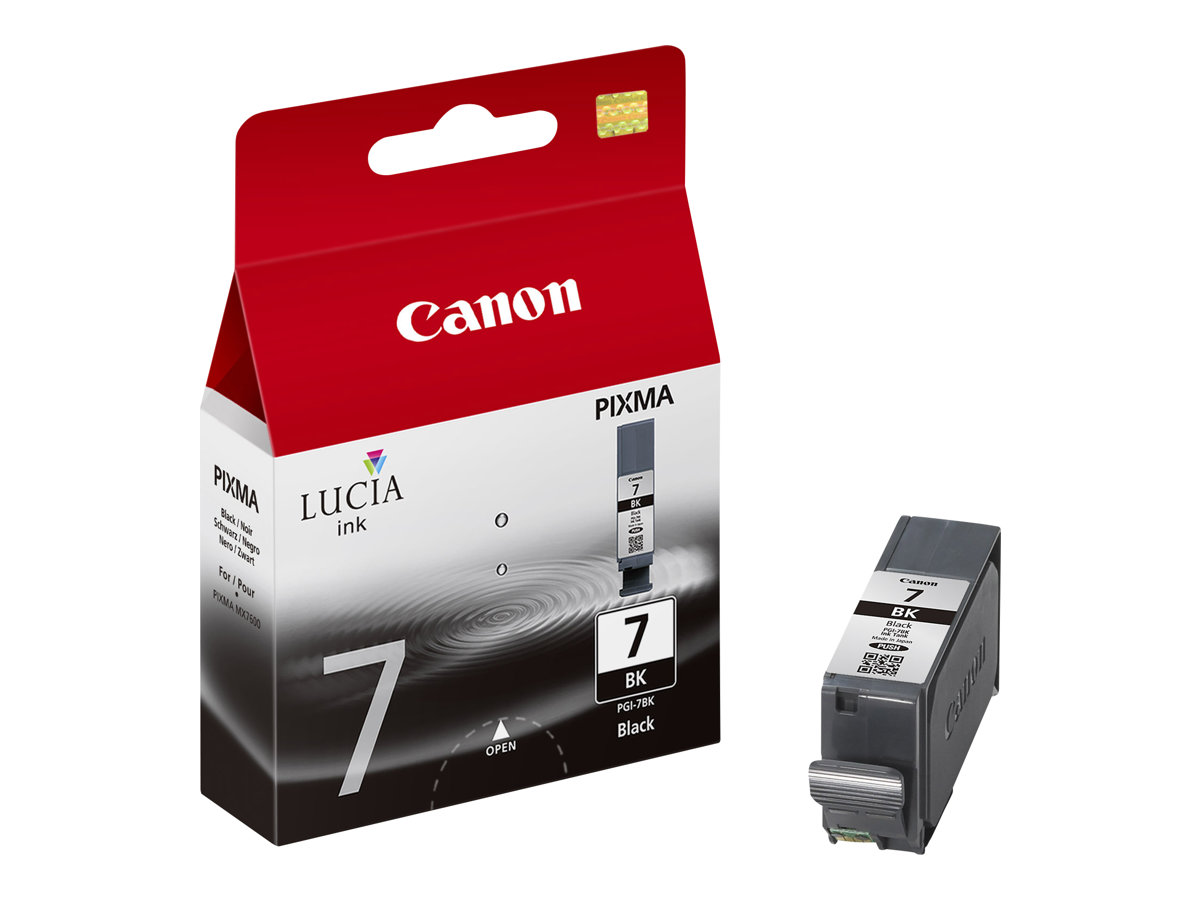 CANON PGI-7BK Tinte schwarz hohe Kapazitaet 565 Seiten 1er-Pack CANON PGI-7BK Tinte schwarz hohe Kapazitaet 565 Seiten 1er-Pack