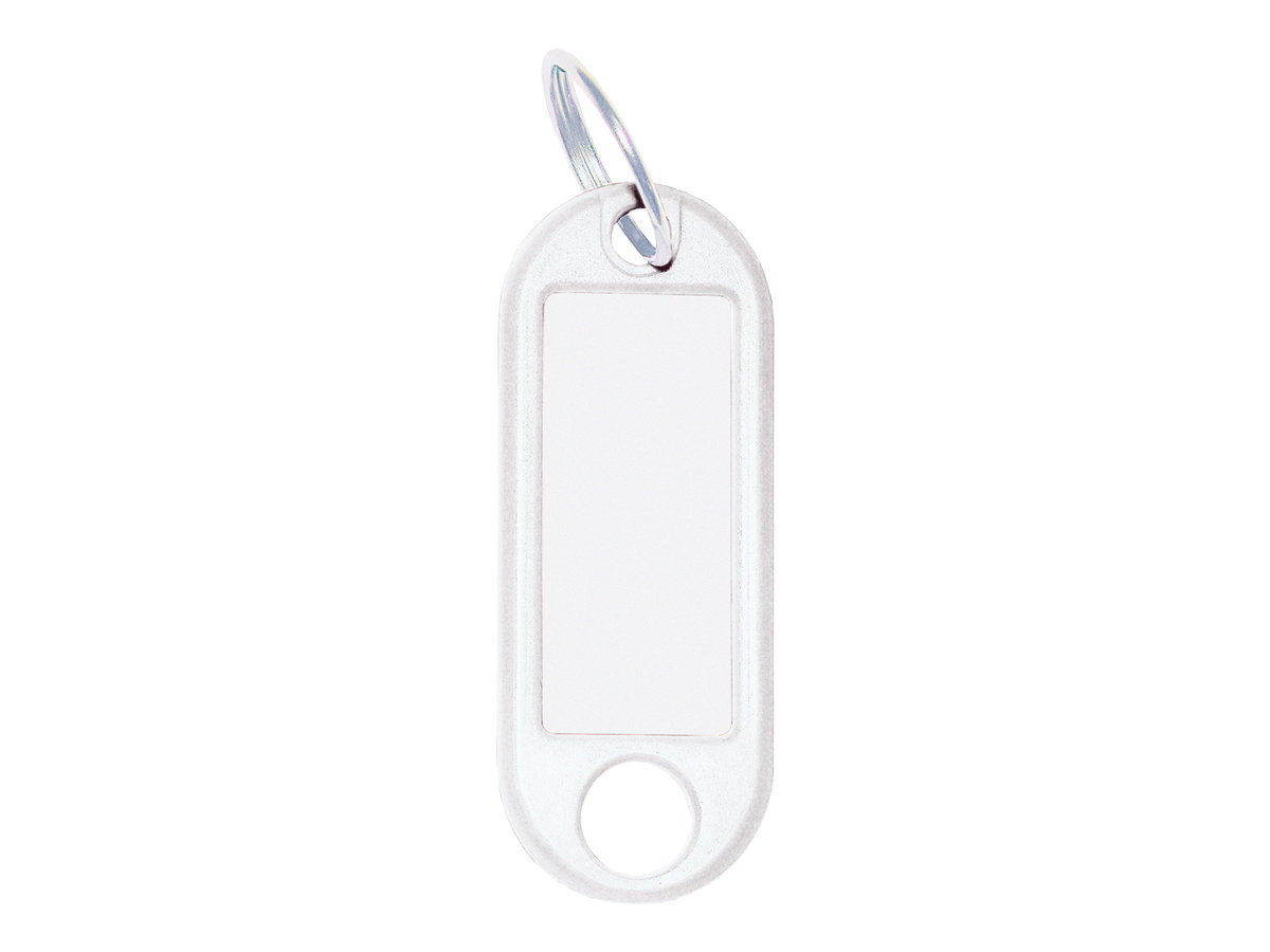 WEDO Schluesselanhaenger weiss, 10 St. WEDO Schluesselanhaenger weiss, 10 St.