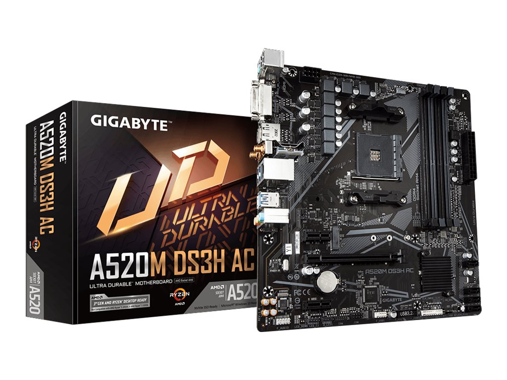 GIGABYTE A520M DS3H AC AM4 1xHDMI 1xDP
