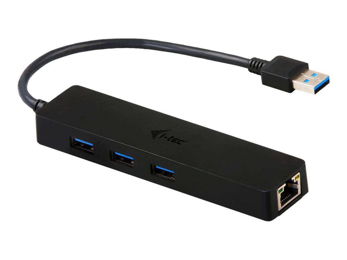 I-TEC USB 3.0 Slim HUB 3 Port mit Gigabit Ethernet Adapter ideal fuer Notebook Ultrabook Tablet PC unterstuetzt Win und Mac OS I-TEC USB 3.0 Slim HUB 3 Port mit Gigabit Ethernet Adapter ideal fuer Notebook Ultrabook Tablet PC unterstuetzt Win und Mac OS