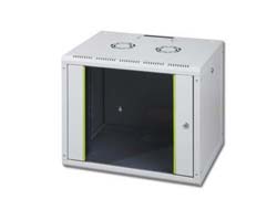 DIGITUS 48,3cm 19Zoll Wandschrank 9HE SoHoline RAL7035 grau ohne Fachboden H509mmxB600mmXT600mm