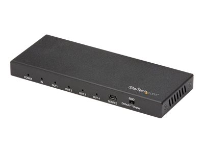 StarTech.com 4 Port HDMI Splitter - 4K 60Hz - 1x4 HDMI Verteiler - HDR - Video-/Audio-Splitter - 4 Anschlüsse