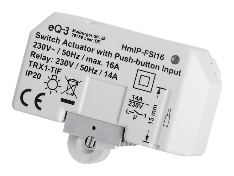 Homematic IP Schaltaktor mit Tastereingang – Unterputz Homematic IP Schaltaktor mit Tastereingang – Unterputz