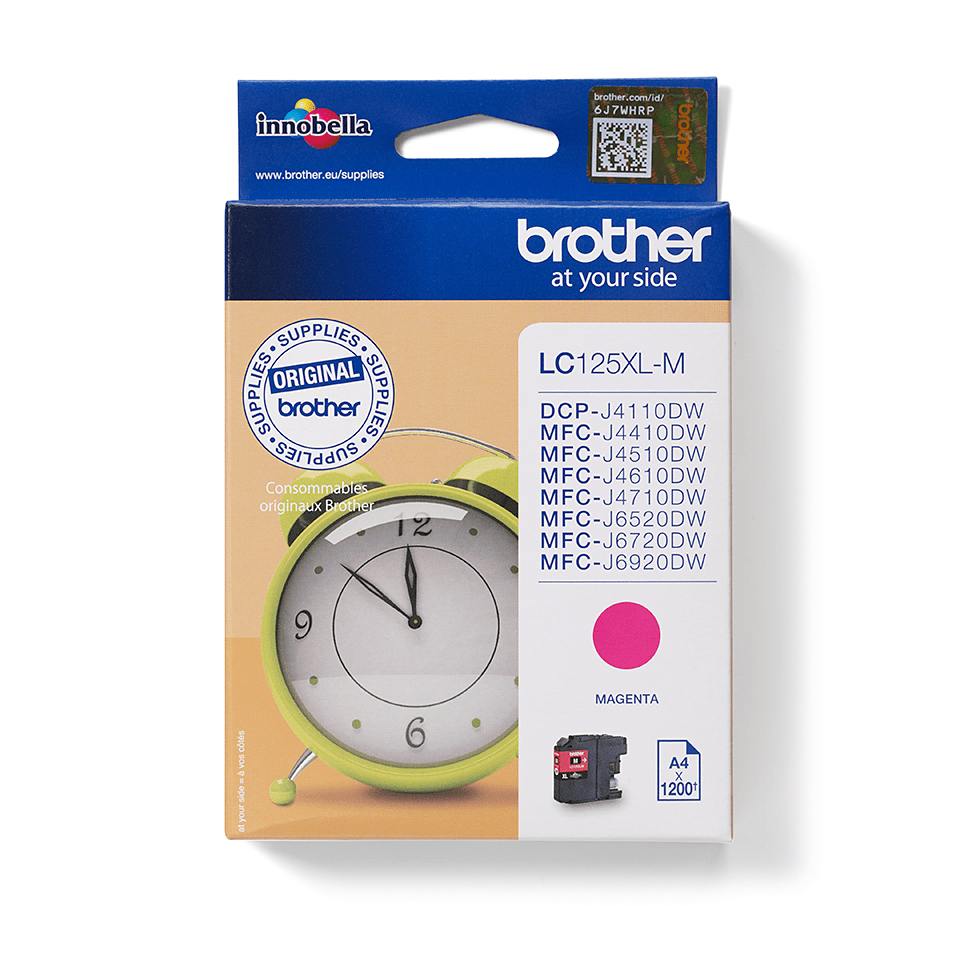Brother Tintenpatrone LC-125XLM Magenta